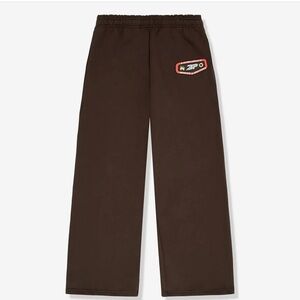 Broken Planet Wide Leg Out Of Service Mocha Brown Sweatpants